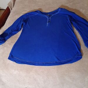JUSTICE  Royal Blue 3/4 Sleeves.  Near new.